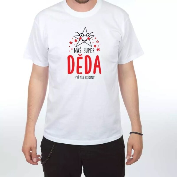 Divja Tričko úžasný super děda Velikost: XL