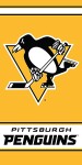 TipTrade Plážová osuška Pittsburgh Penguins II. jakost, žlutá, 70x 140cm