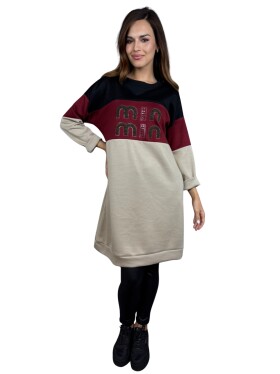 HOSH Mikinové šaty Mariel Velikost: UNI, Barva: Černá