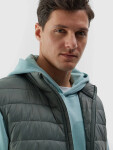 Pánská péřová vesta recyklovanou výplní 4F zelená Velikost: