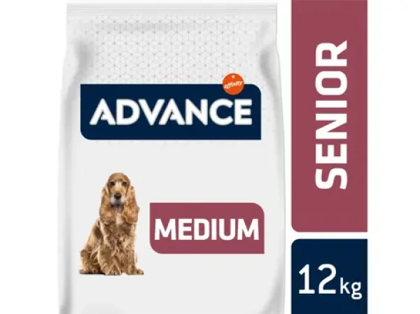 ADVANCE DOG MEDIUM Senior 12kg / Granule pro psy / pro psy středních plemen seniorů (8410650173566)