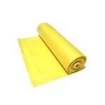 Pytle na odpad žluté 80mi 700 x 1100 mm /120l 15 ks - role 10 rolí v kartonu