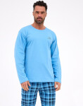 Pyžamo Cornette 124/310 long/r Ready S-2XL pánské modrá M