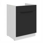 Spodní skříňka pod dřez Aria 60 ZL 1S BB - Premium Box Barva korpusu: Bílá, Barva dvířek: GR - Graphite AFM