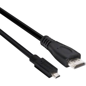 Club3D HDMI kabel Zástrčka HDMI Micro-D, Zástrčka HDMI-A 1.00 m černá CAC-1351 4K UHD HDMI kabel