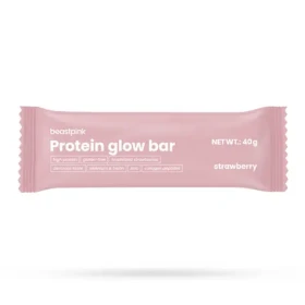 Protein GlowBar - BeastPink (jahoda, 40 g) (79585-6-40g-jahoda)