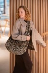 Taška přes rameno Reisenthel Moonbag Leo fake fur