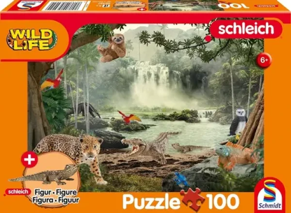 SCHMIDT Puzzle Schleich V deštném pralese