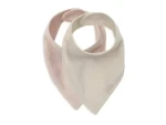JOLLEIN Bryndáček bandana 2ks Silk Rose, Sand / bavlněné froté / 37 x 24,5 cm (029-867-68226)