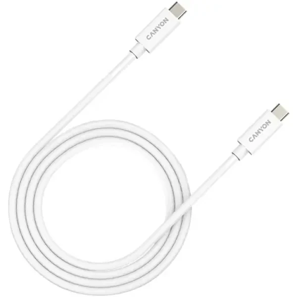 CANYON CNS-USBC44W bílá / Nabíjecí kabel / USB-C – USB-C / 1m (CNS-USBC44W)