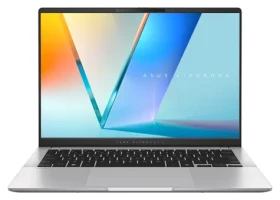 ASUS Vivobook S14 stříbrná / Notebook / 14" WUXGA OLED / Intel Core Ultra 5 226V 2.1GHz / 16GB / 512GB SSD (S5406SAL-OLED312WZ)