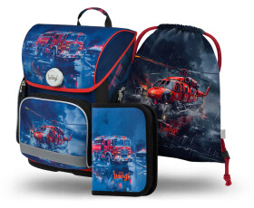 BAAGL SET 3 Ergo Záchranáři: aktovka, penál, sáček