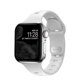 Nomad Sport Slim řemínek pro Apple Watch 7 (41 40 38 mm) S-M bílá (NM01142485)