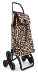 Rolser I-Max Wild 6 Logic leopardí vzor / Nákupní taška na kolečkách / 43 l