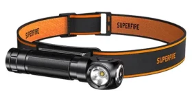 Superfire TH04 / Čelovka / 600 lm / dosah 127 m / USB-C / IP44 / 5 režimů (TH04)