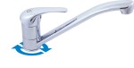 RAV Slezák - SÁZAVA - Dřezová baterie, Chrom, 3/8'' SA005.0