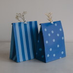 Eulenschnitt Papírový sáček Stripes and Dots 21 × 15 cm – set 6 ks, multi barva, papír