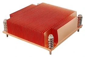 Inter-Tech K-129 1U / Chladič CPU / Pasivní / Měděný / LGA 1150/1151/1155/1156/1200 (88885120)