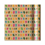 Dárkový papír Kraft - role 2 m × 70 cm - Barevné otisky - Albi