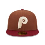 New Era Pánská kšiltovka Philadelphia Phillies MLB Harvest 59FIFTY Fitted Velikost: 7 3/4
