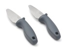 LIEWOOD Dětský nožík Perry Whale Blue – set 2 ks, modrá barva, kov, plast