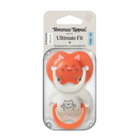 Tommee Tippee Ultimate Fit DECO silikonový dudlík 18-36 m GIRL 2ks - více barevných variant (433658-T)