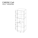 Regál Carini CA4