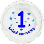 Krásné 1. narozeniny fóliový balónek kruh pro kluky Balonky.cz Krásné 1. narozeniny fóliový balónek kruh pro kluky Balonky.cz