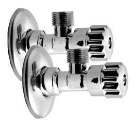 AQUALINE - MULTITURN rohový ventil 1/2"x3/8", pár, chrom 5316