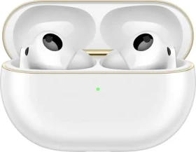 Huawei FreeBuds Pro 4 bílá / bezdrátová sluchátka s mikrofonem / ANC / Bluetooth 5.2 / IP54 (55037963)