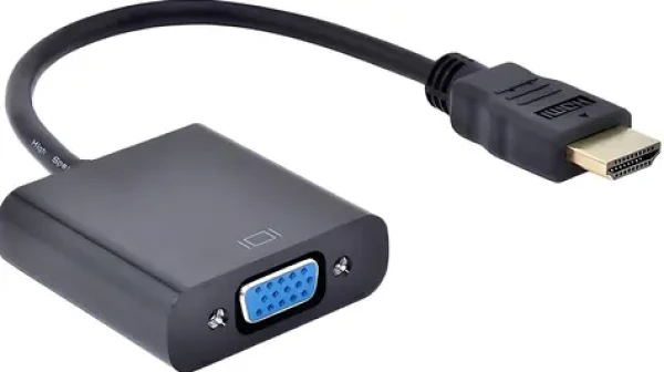 PremiumCord převodník HDMI na VGA se zvukem černá / Redukce / Full HD 1080p / bez nutnosti napájení (khcon-54)