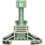 Weidmüller 1968950000 řadová svorka průchodky šroubový spoj Tmavě béžová 20 ks