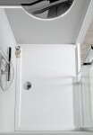 POLYSAN - KARIA sprchová vanička z litého mramoru, obdélník 110x90cm, bílá 59111