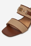 Pantofle NINE WEST 2560-01 Syntetický materiál
