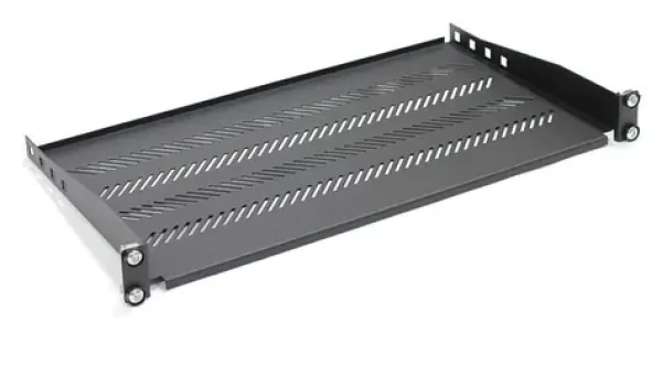 19" police do racku černá / Police / 1U / hloubka 250 mm (TN-19-250-1U-BK)