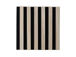 Akustický panel – Černá / dub sonoma 270 × 30 cm