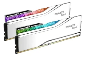 G.Skill Trident Z5 Royal RGB 32GB (2x16GB) 6400Mhz stříbrná / CL32-39-39-102 / DIMM / Non-ECC / XMP 3.0 (F5-6400J3239G16GX2-TR5S)