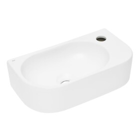 Umývátko SAT Infinitio 40x21,5 cm bílá matná mat bez přepadu SATINF4021WM SATINF4021WM