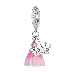 Elenys stříbrný přívěsek Šaty pro princeznu