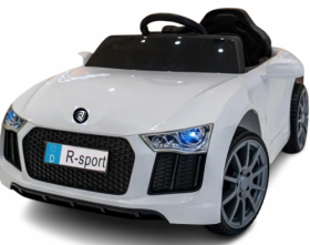 Mamido Elektrické autíčko Cabrio B4 eko-kůže bílé