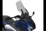 Yamaha Tmax 530 17-19, Tmax 560 20-21 Skútr plexi Powerbronze 535 mm - čiré