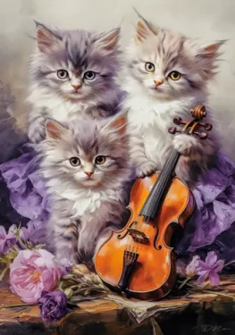 Castorland 27613 Muzikální koťata