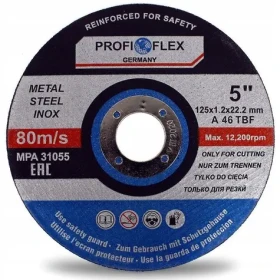 Silver Profi-Flex / Řezací kotouč na kov / Průměr 125 x 22,23 mm / Šířka řezu 1,2 mm (10186)