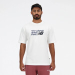 New Balance S/S Značka T-Sh M MT41524WT Tričko s