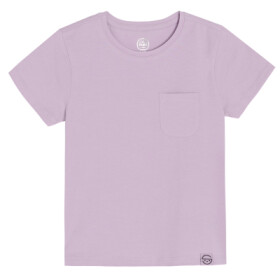 Basic tričko s krátkým rukávem- fialové - 116 LIGHT VIOLET