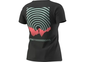 DYNAFIT 24/7 Graphic T shirt W Black out/Concentric Running Černá