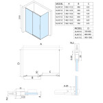 POLYSAN - ALTIS obdélníkový sprchový kout 1100x900 L/P varianta AL3915CAL6015C