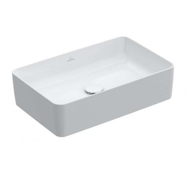 VILLEROY & BOCH - Collaro Umyvadlo na desku, 56x36 cm, CeramicPlus, Stone White 4A2056RW