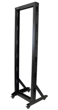 StarTech Otevřený rack 42U černá / Otevřený rack / 19" / Šířka 600 mm / Hloubka 600 mm / nosnost 300 kg (2POSTRACK42)