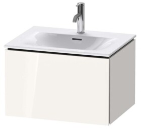 DURAVIT - L-Cube Umyvadlová skříňka 40x62x48 cm, 1 zásuvka, lesklá bílá LC613502222